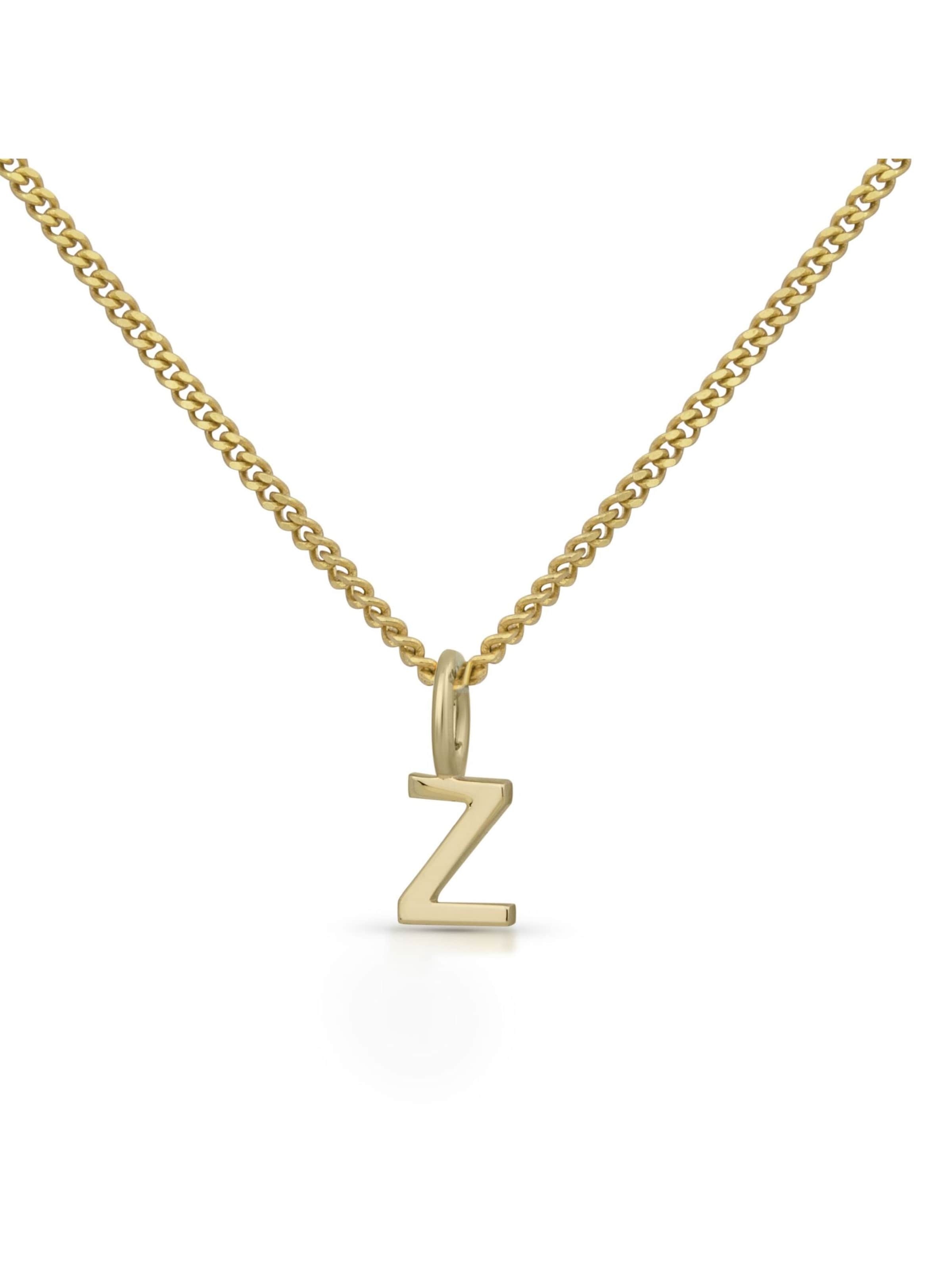 Orolino Kette 'Buchstabe Z' in gold, Produktansicht