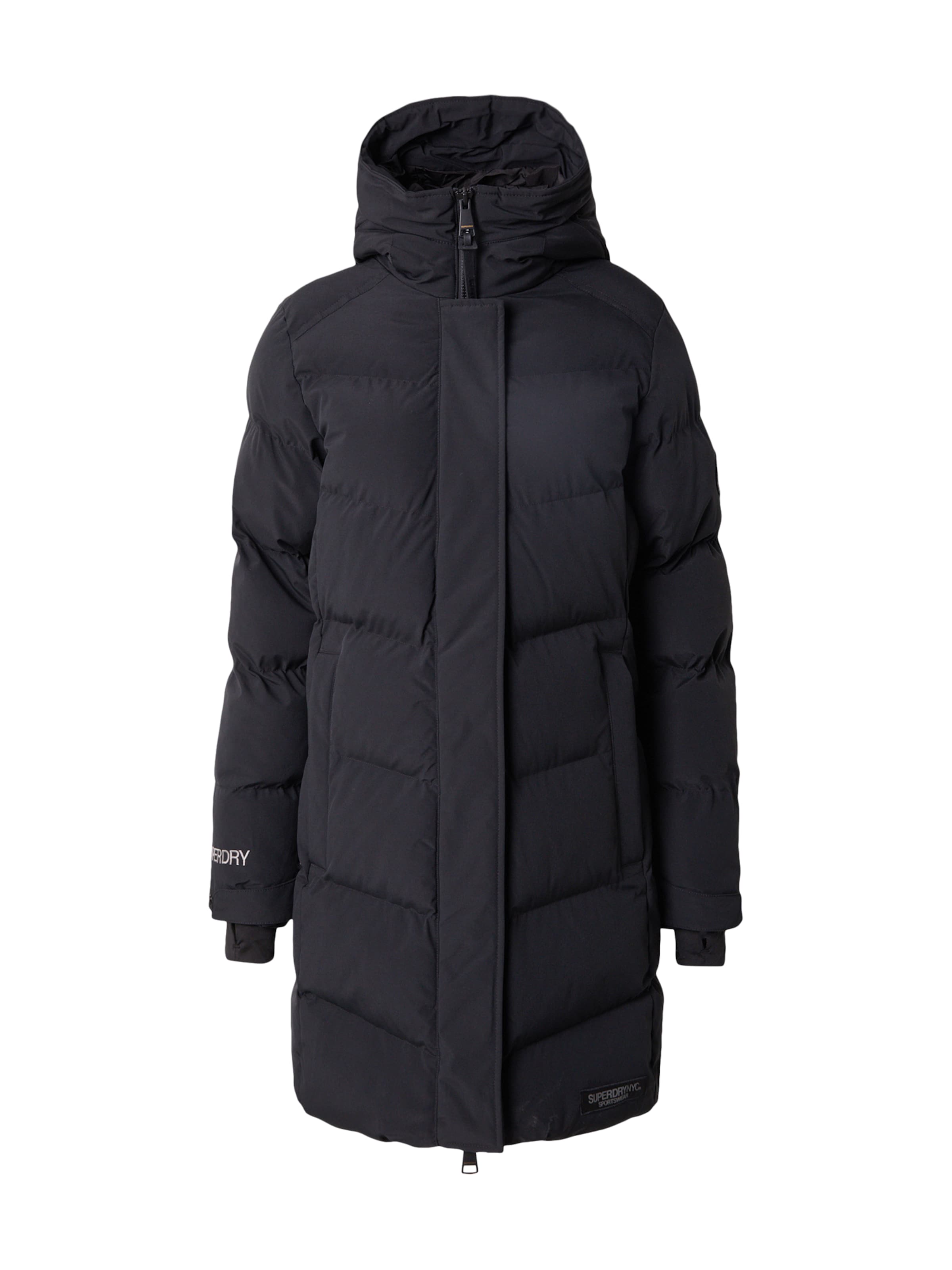Superdry & Co Winter Jacket in Black: front