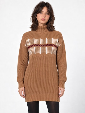 RYVAN Dress in Brown
