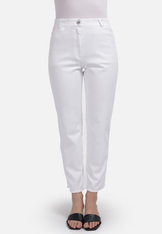 HELMIDGE Slim fit Pants in White: front