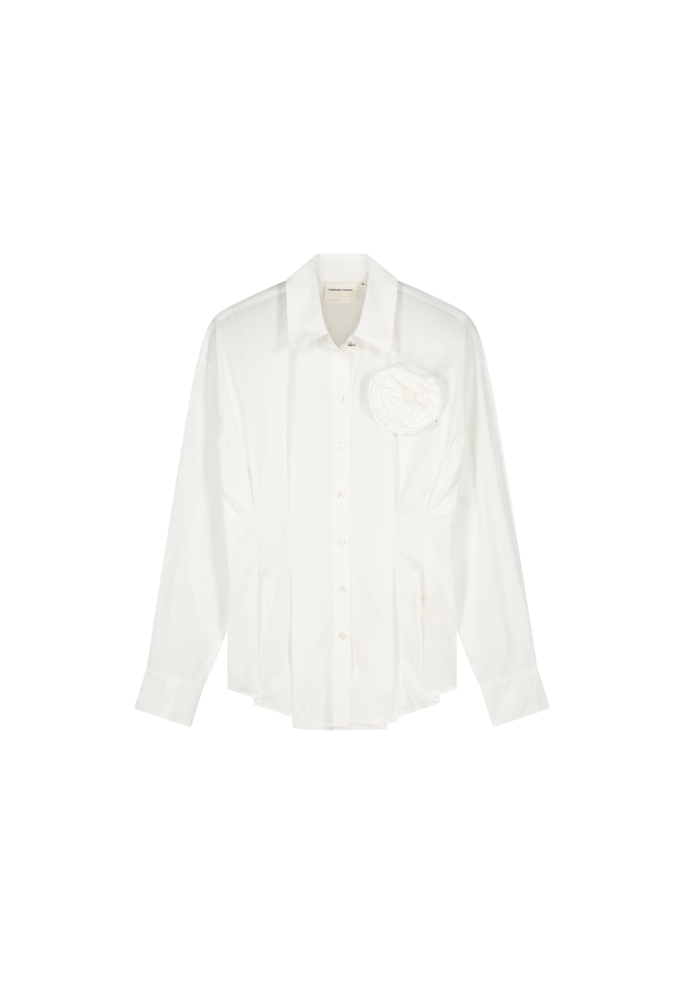 Fabienne Chapot Blouse in Wit: voorkant