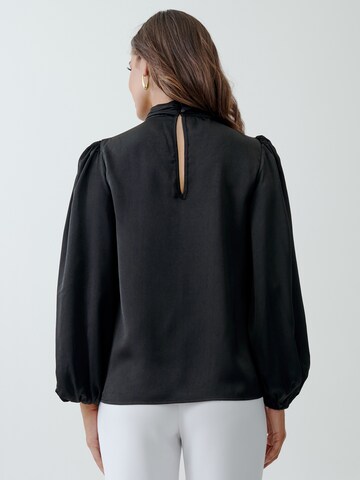 Chemisier 'ELLIE' Tussah en noir : derrière
