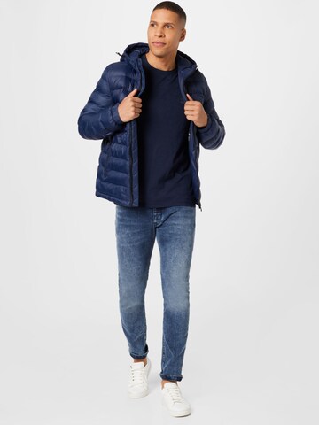 BOSS Orange Between-Season Jacket 'Oswizz2' in Blue