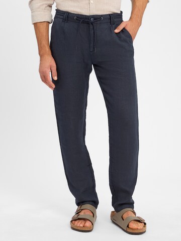 Nils Sundström Regular Chino 'Mauro' in Blauw: voorkant