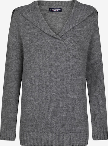 Jimmy Sanders Neulepaita värissä harmaa: etupuoli