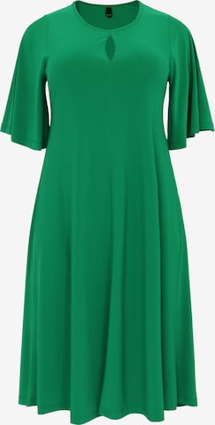 YOEK Dress in Green: front