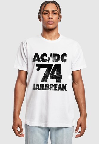 T-Shirt 'ACDC - Jailbreak 74' Merchcode en blanc : devant