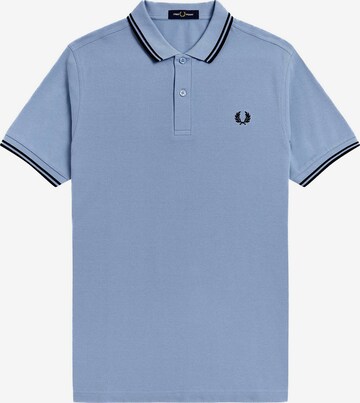 T-Shirt Fred Perry en bleu : devant