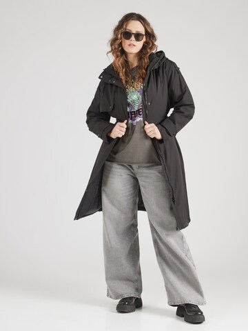 Manteau mi-saison 'VMCJane' Vero Moda Curve en noir