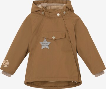Affenzahn Winter Jacket 'Aslaug' in Brown: front