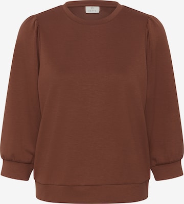 Kaffe - Sweatshirt 'KAannie' em castanho: frente