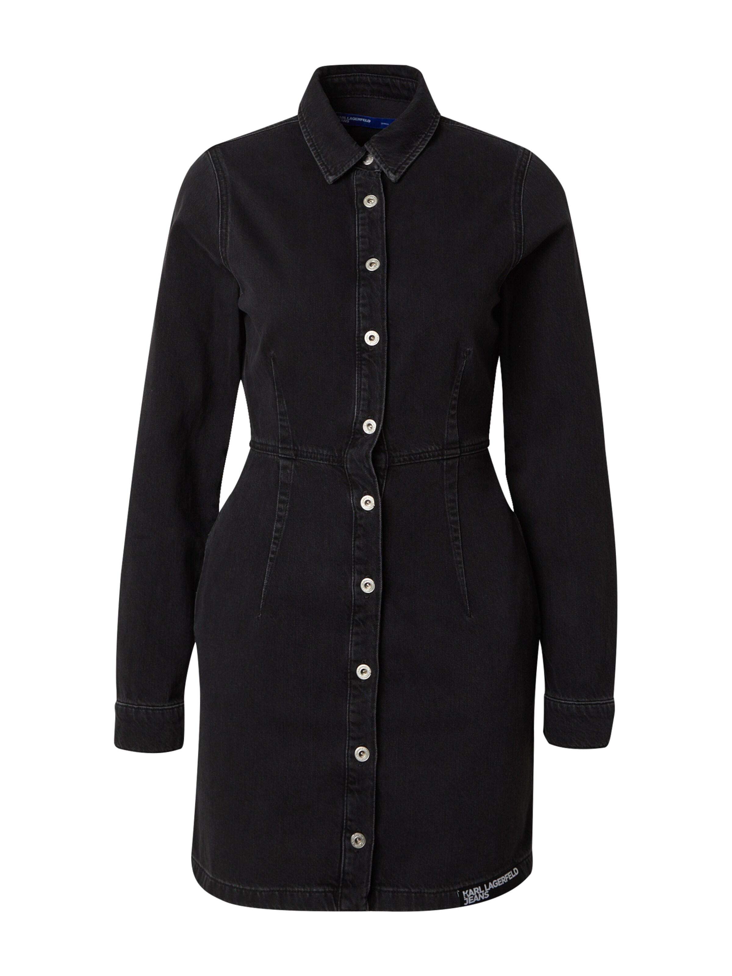 KARL LAGERFELD JEANS Košeľové šaty - Čierna: predná strana