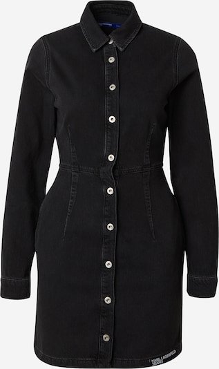 KARL LAGERFELD JEANS Shirt dress in Black denim, Item view