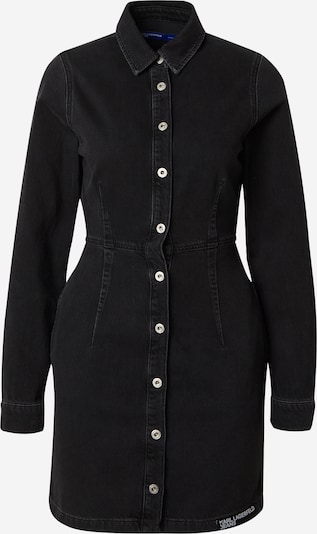 KARL LAGERFELD JEANS Puseromekko koossa 34 värissä musta denim, Tuotenäkymä