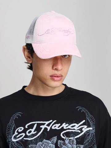 Ed Hardy Sapkák - rózsaszín: elől