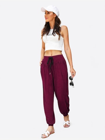 AOTTORI Regular Pants in Red
