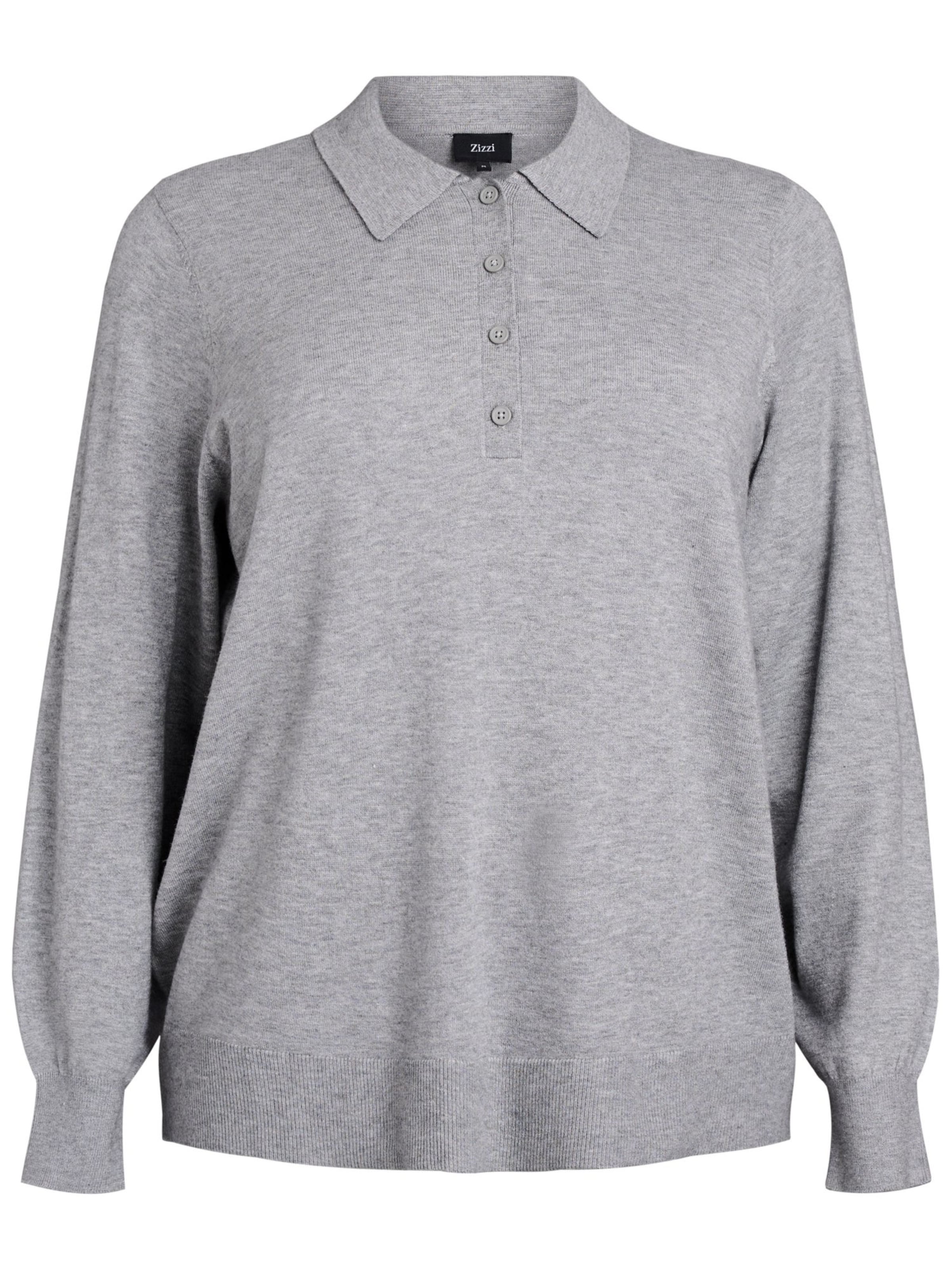 pelēks Zizzi Džemperis 'Caella': no priekšpuses