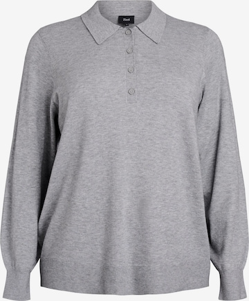 pilka Zizzi Megztinis 'Caella': priekis