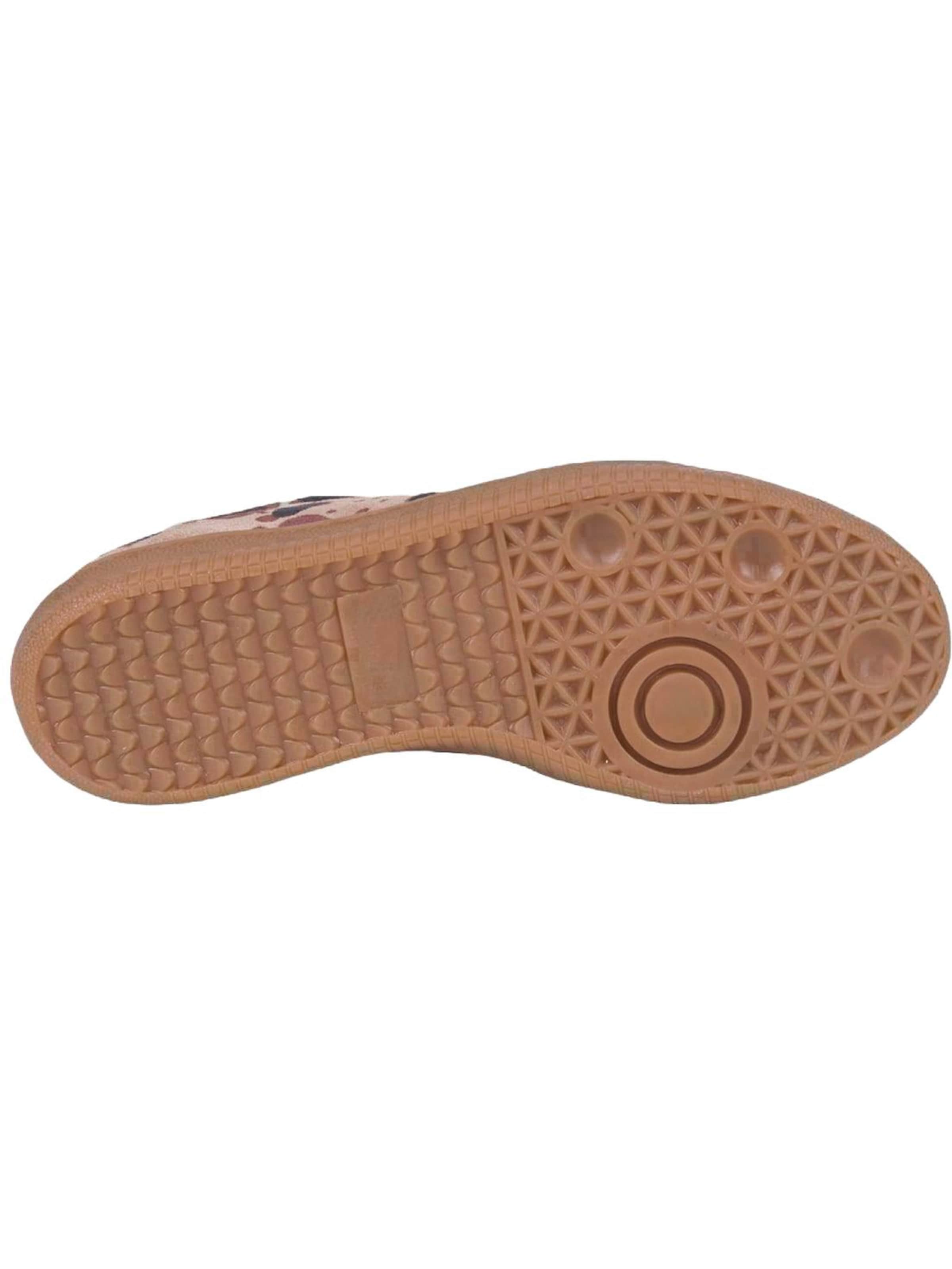 Desa - Zapatillas deportivas bajas 'DESA Damen-Sneaker aus bedrucktem Wildleder' en beige