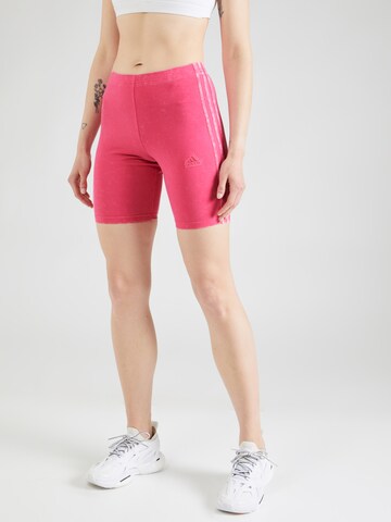 ADIDAS SPORTSWEAR Skinny Sportshorts 'ALL SZN' in Pink: predná strana