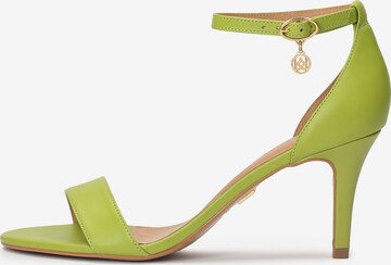 Kazar Sandals in Green: front