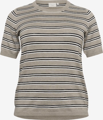 KAFFE CURVE Sweater 'KC Lizzy' in Grey: front