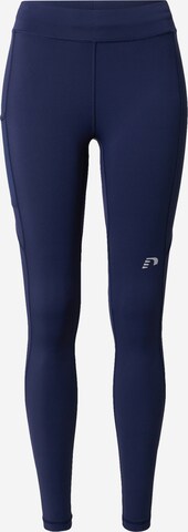 Newline Skinny Sportbroek in Blauw: voorkant