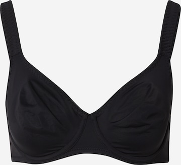 T-shirt Reggiseno di Dorina in nero: frontale