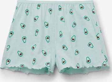 Tezenis Pajama Pants in Green: front