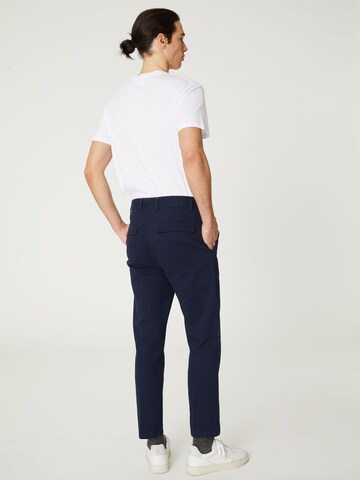 Tapered Pantaloni con piega frontale 'Elian' di DAN FOX APPAREL in blu