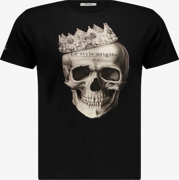 Deeluxe Shirt 'Crown' in Black: front