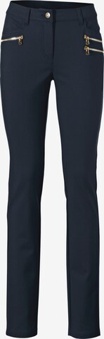 heine Regular Broek in Blauw: voorkant