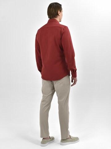 Vercate Slim Fit Businesshemd 'No. 19' in Rot