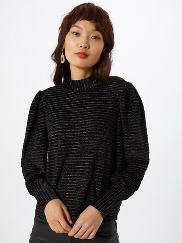 OBJECT Shirt in Black: front