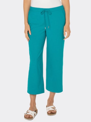 Wide Leg Pantalon Liverpool en bleu : devant