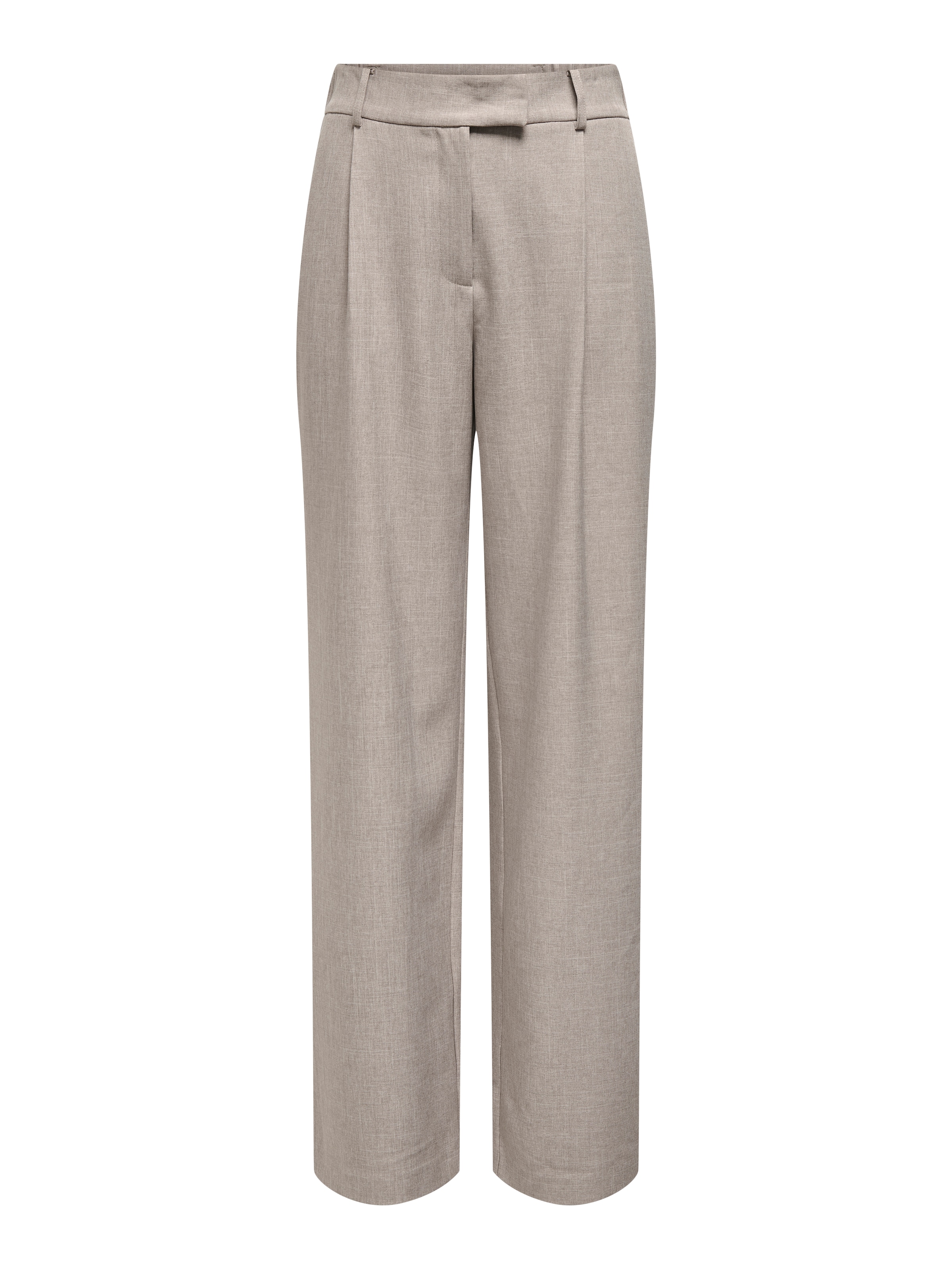 ONLY Szeroka nogawka Cygaretki 'ONLLinda' w kolorze szary: przód