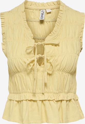 ONLY Bluse 'ONLGoa' i gul: forside