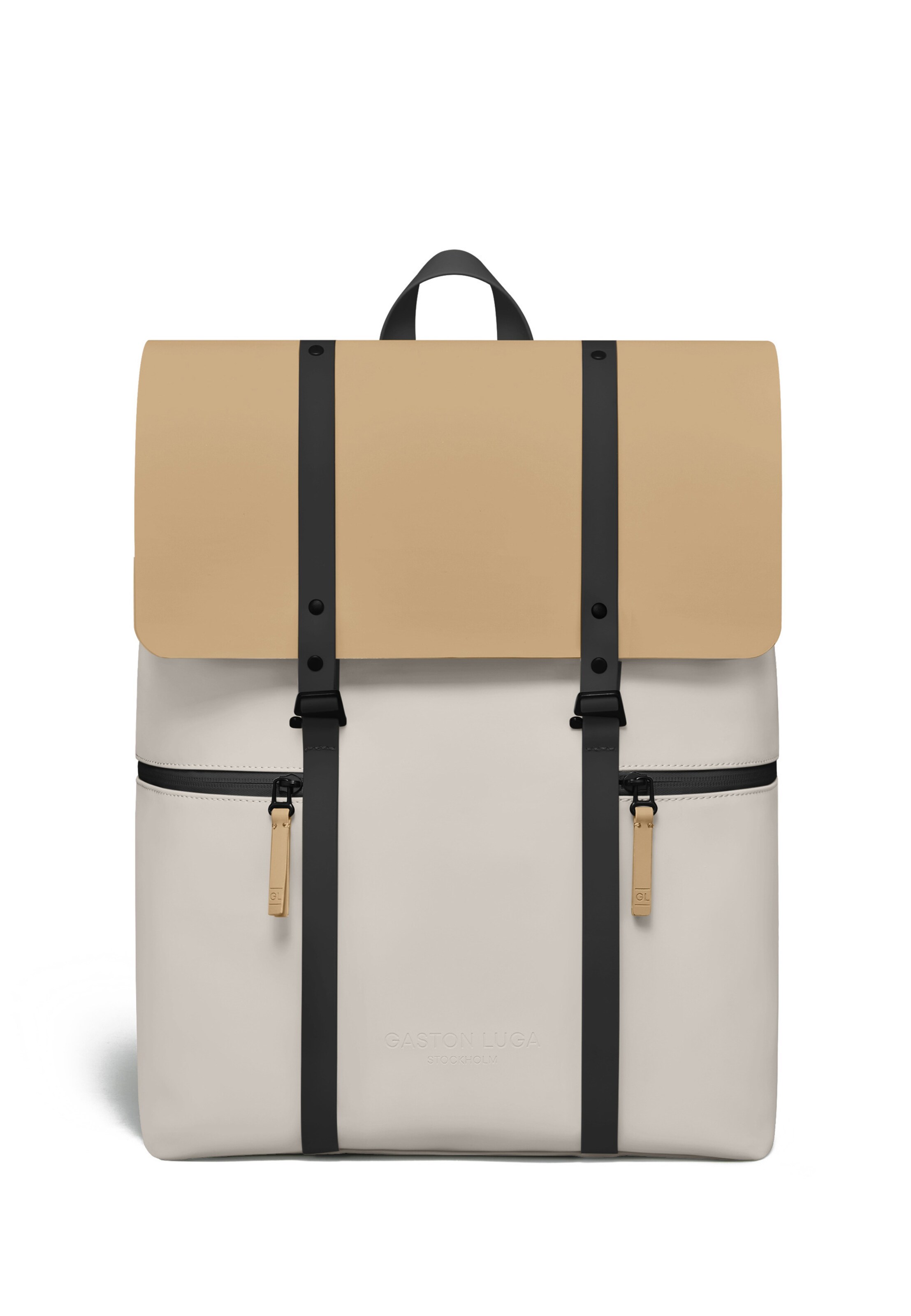 Gaston Luga Rucksack in One Size in creme / schwarz, Produktansicht
