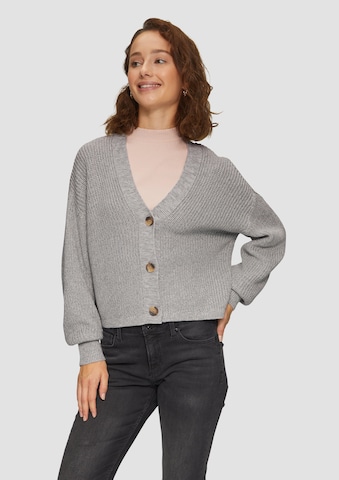 Cardigan QS en gris : devant