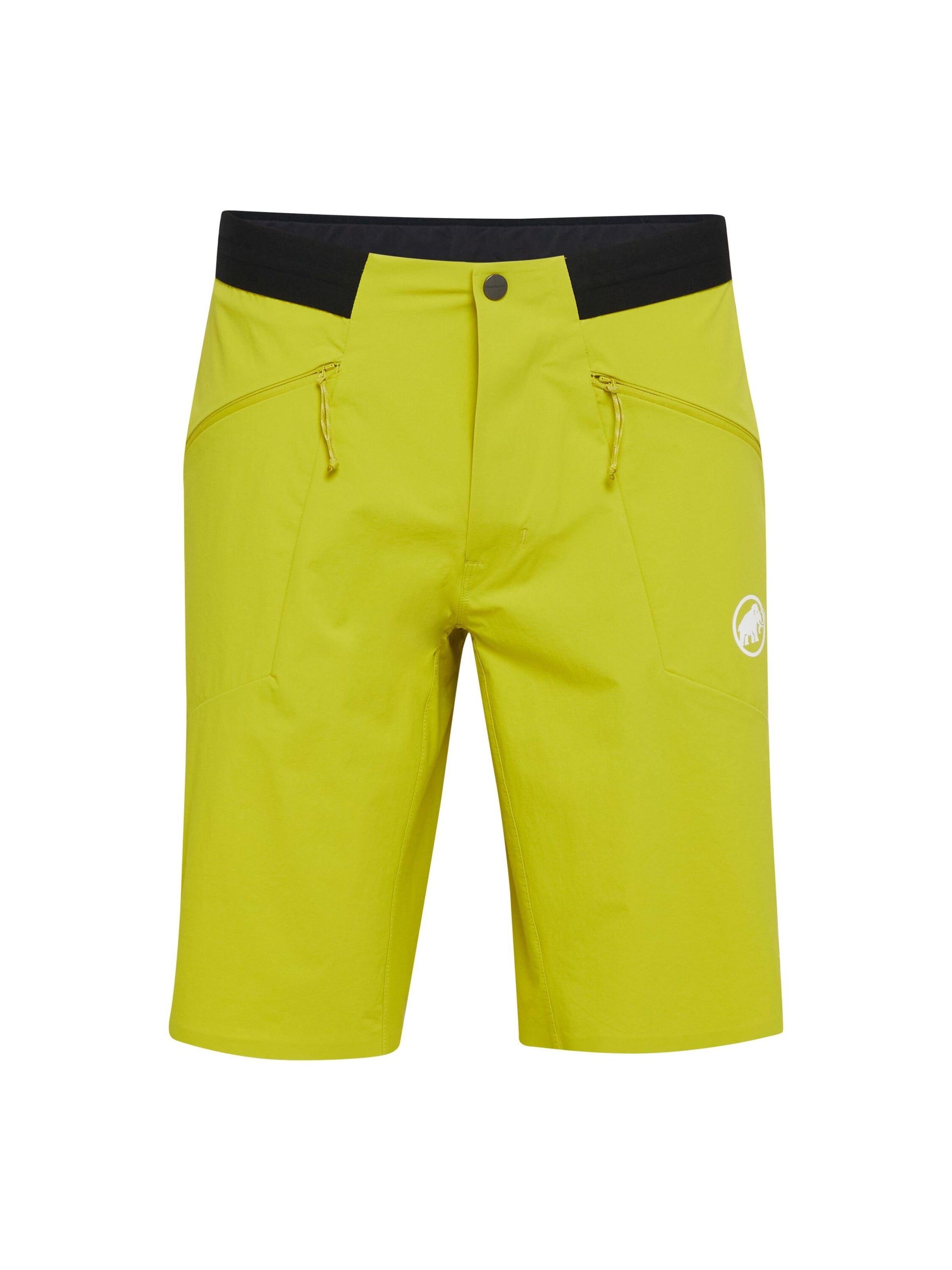 MAMMUT Loose fit Outdoor Pants in Yellow: front