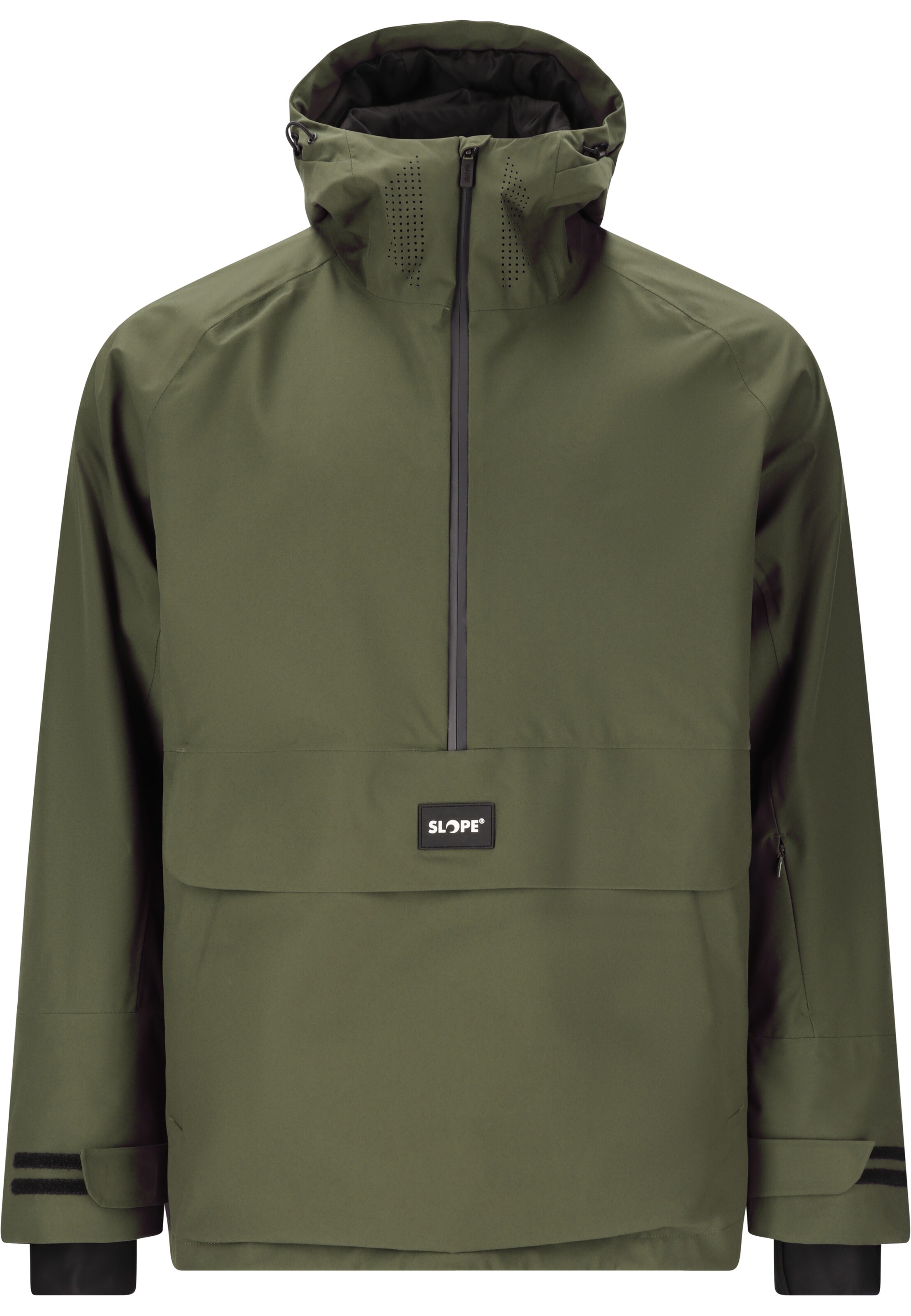 SLOPE Athletic Jacket 'Ruki' in Green: front