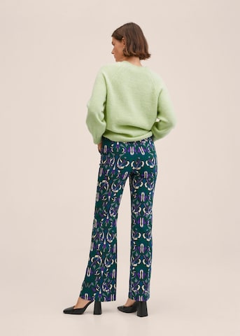 MANGO Sweater 'Blosom' in Green