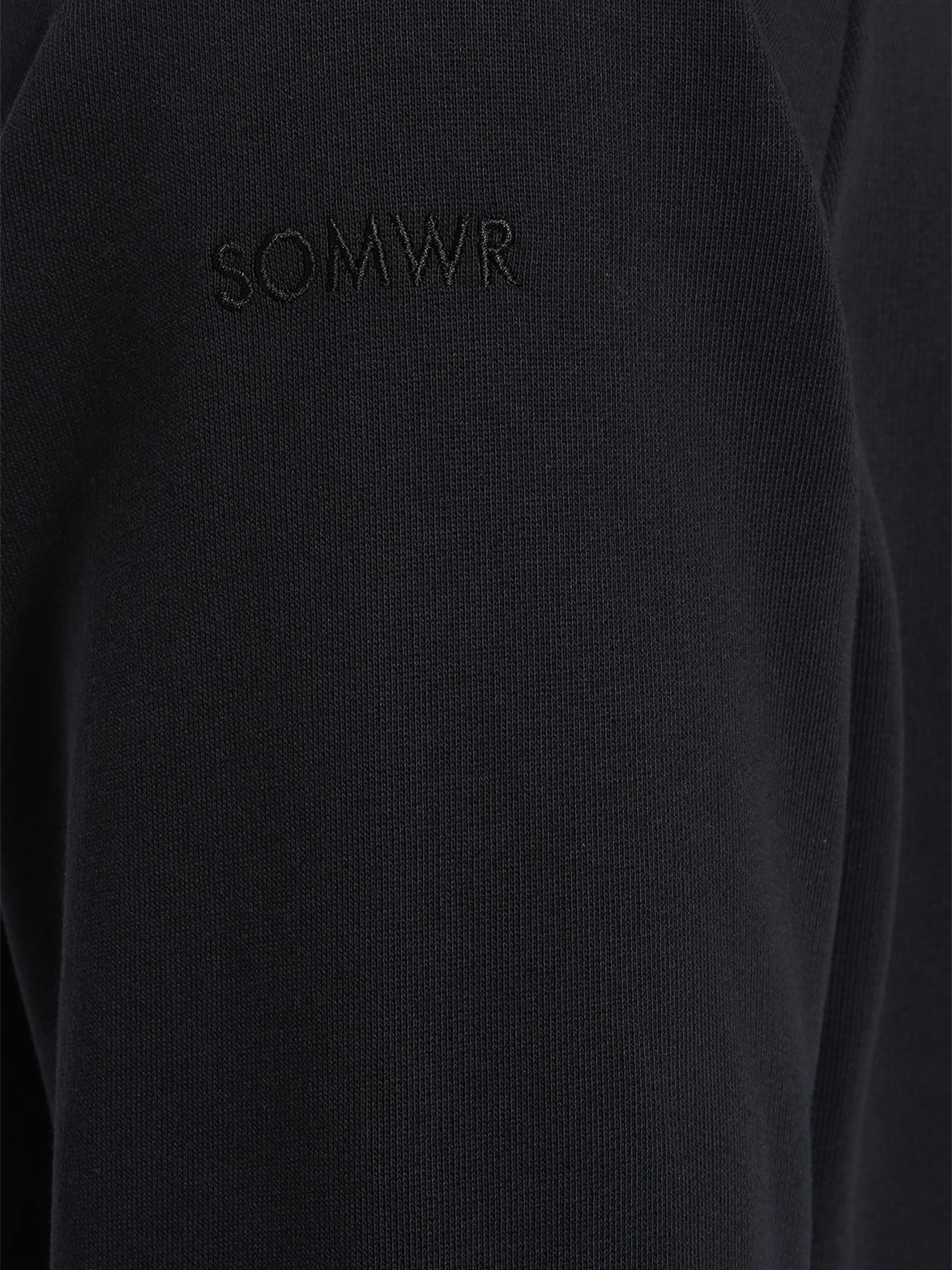 Männer Sweat SOMWR Zip-Hoodie 'ZIP UP' in Schwarz - PL06617