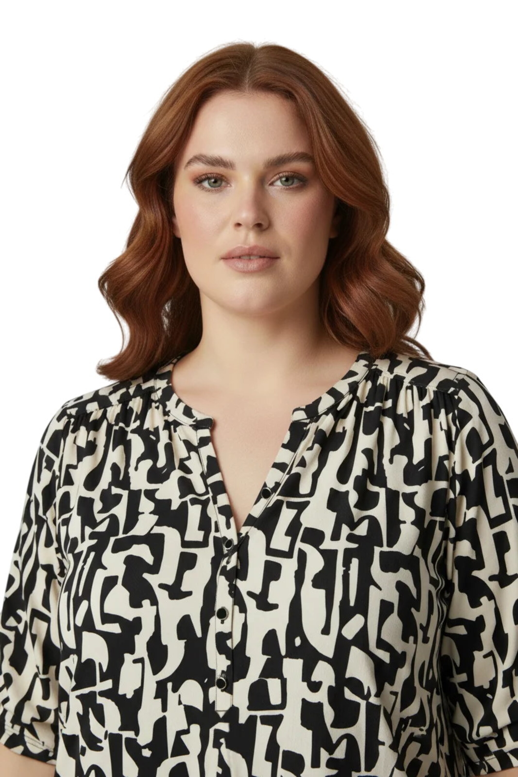 Shape Of You Bluse in Beige