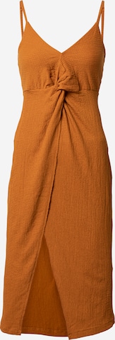 DeFacto Dress in Brown: front