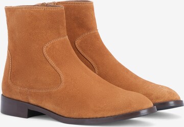 Bottines 'Claire' LOTTUSSE en marron