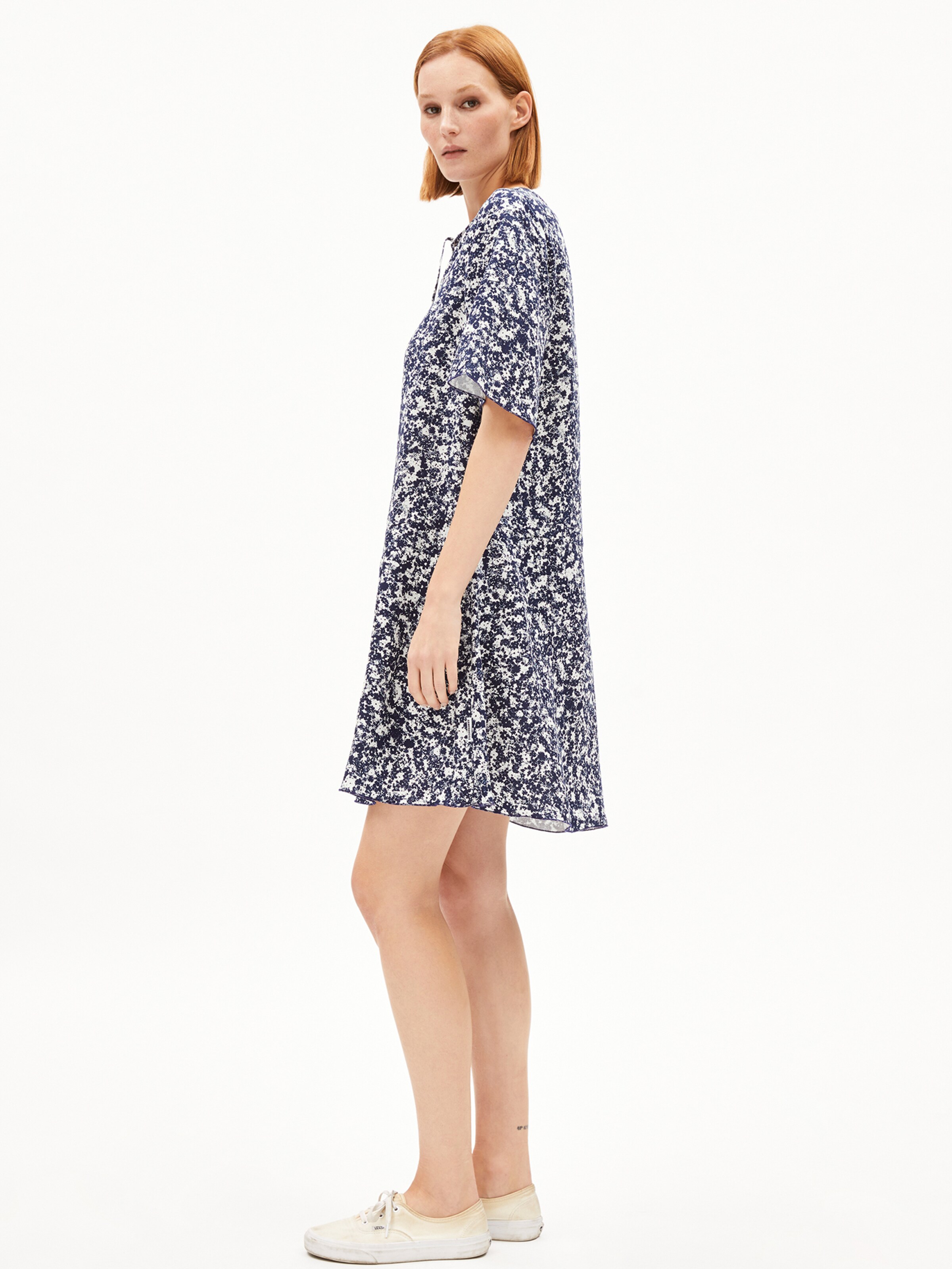 ARMEDANGELS Dress 'MAAERHA MOSAIC LINO' in Blue: front