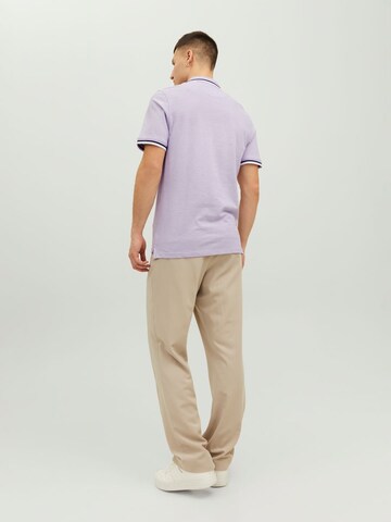JACK & JONES Shirt 'Paulos' in Purple