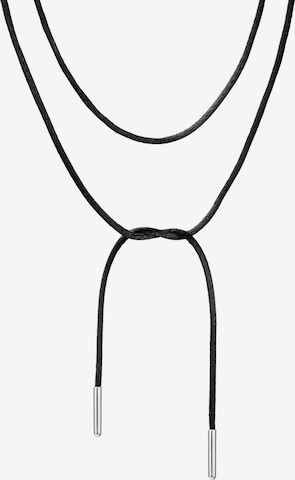 Thomas Sabo Textilkette Charm Connect in Schwarz: Vorderseite