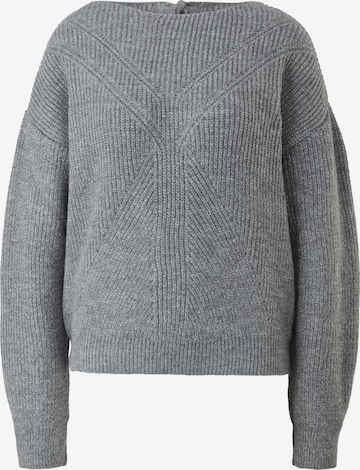 Q/S by s.Oliver Sweater in Grey: front